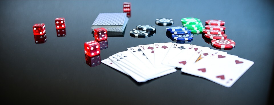 Deck of cards on a table